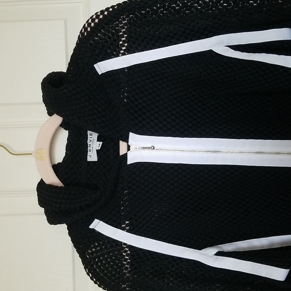 Nwot Lace/Ribbon Trim Jacket